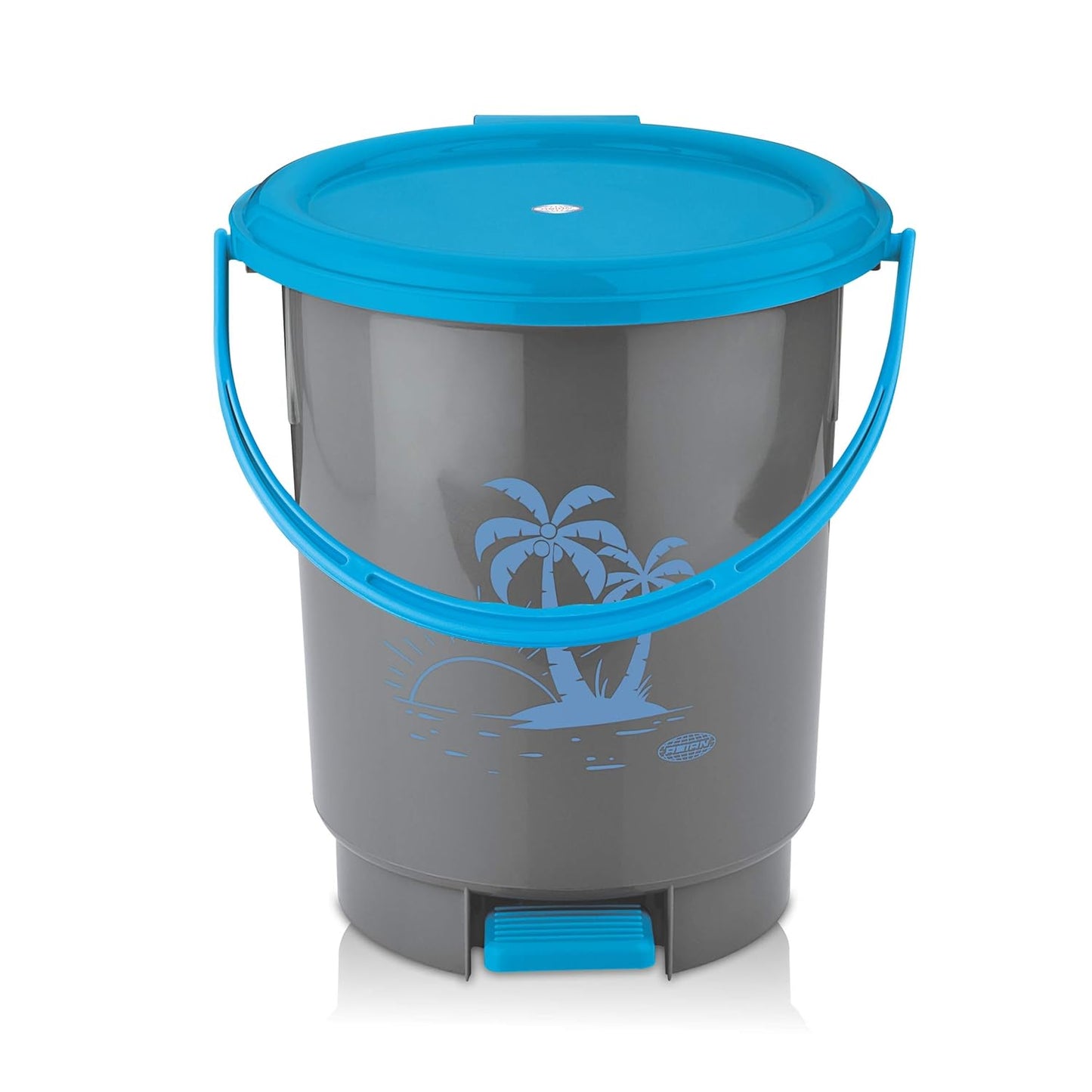 Asian Look Beautiful Pedal Dustbin Junior 15 Ltr Blue For Home , Kitchen & Offices