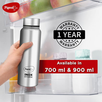 Pigeon by Stovekraft Inox Hydra Plus Stainless Steel Drinking Water Bottle 700 ml - Silver