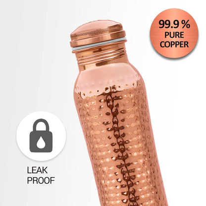 MILTON Jewel 1000 Water Bottle, 950 ml, 1 Piece, Copper | Leak Proof | Office Bottle | Gym Bottle | Yoga Bottle | Home | Kitchen | Hiking | Treking Bottle | Travel Bottle