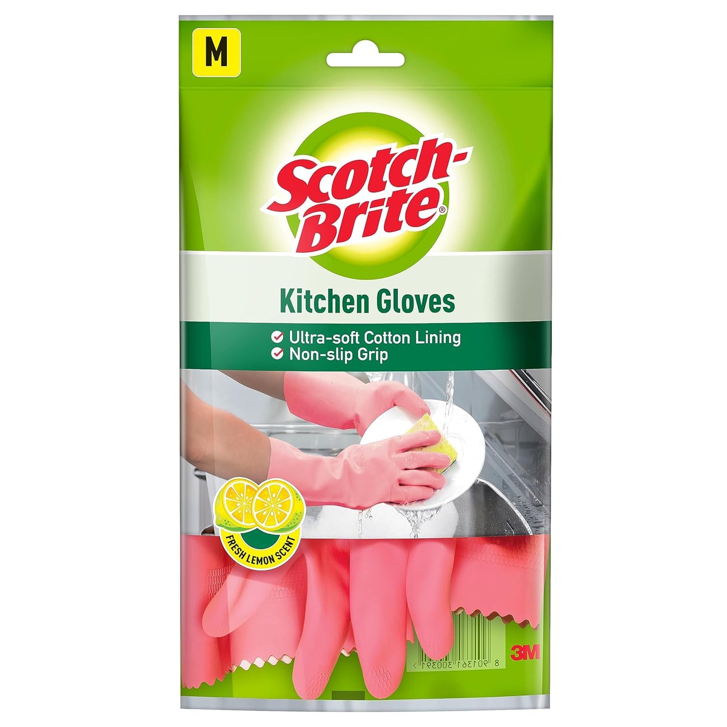 Scotch-Brite ® Rubber Kitchen Gloves Medium