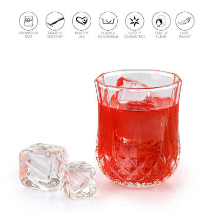 CELLO Amore Glass Tumblers | Set of 6 | 215ml | Clear