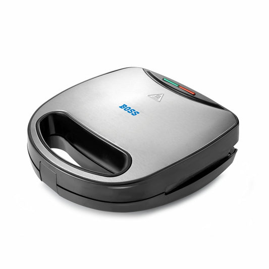 BOSS Elite 2-in-1 Sandwich Maker, 850 Watts, with Detachable Plates for Toast & Grill (B550)