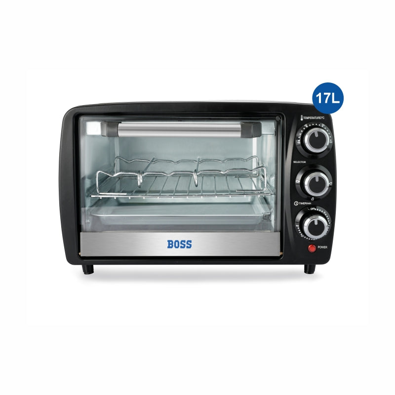 BOSS Delish 17 Litres Oven Toaster Griller, Baking, Grilling, Toasting, 1200 Watts
