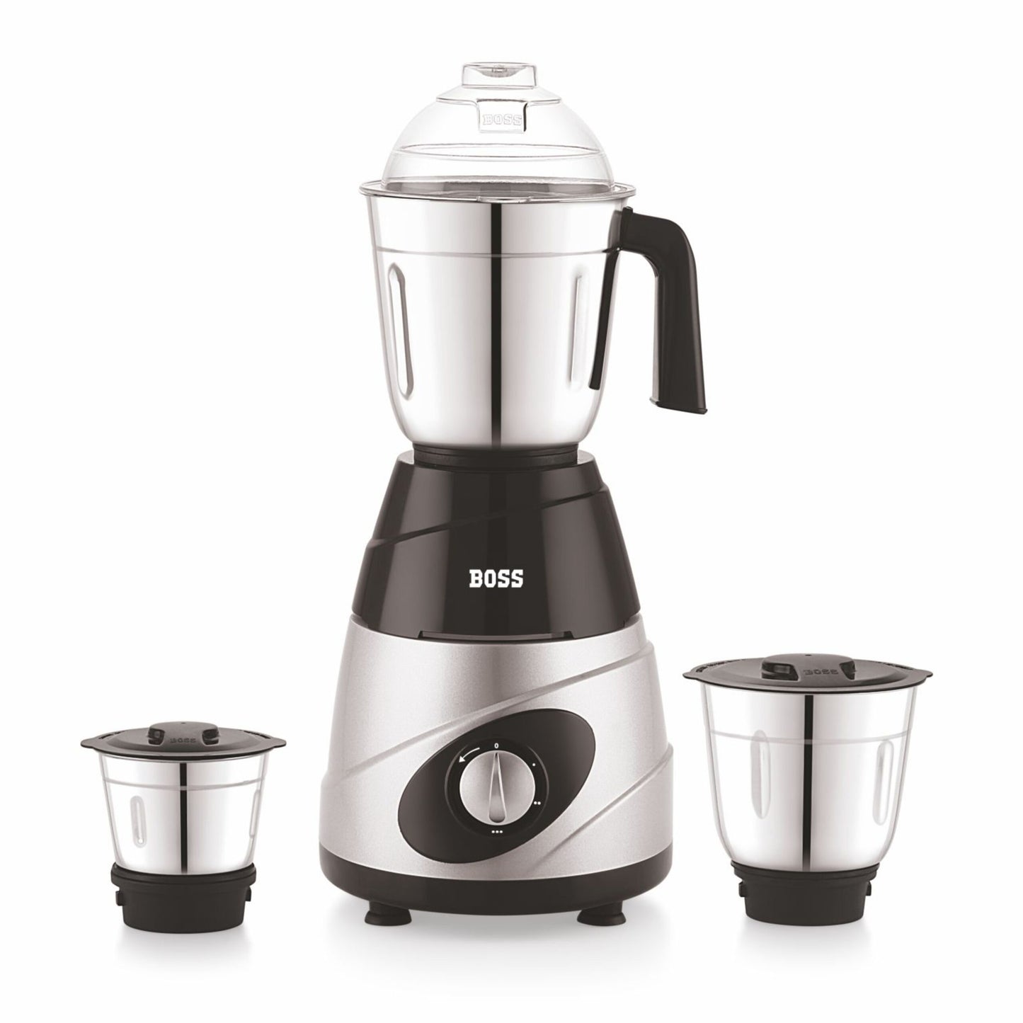 BOSS Thunder Deluxe 550W Mixer Grinder With Powerful Motor, 3 SS Jars, 5 Years Warranty*