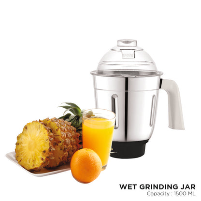 BOSS Thunder Deluxe 550W Mixer Grinder With Powerful Motor, 3 SS Jars, 5 Years Warranty*