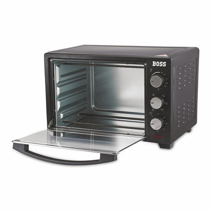 BOSS Delish 19 Litres Oven Toaster Griller, Baking, Grilling, Toasting, 1380 Watts, (Black) B531