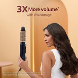 Philips 2-in-1 Airstyler | 3X Volume & 50% Less Hair Breakage | Volumizer/Hot Air Brush| BHA531/10