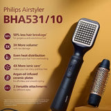 Philips 2-in-1 Airstyler | 3X Volume & 50% Less Hair Breakage | Volumizer/Hot Air Brush| BHA531/10