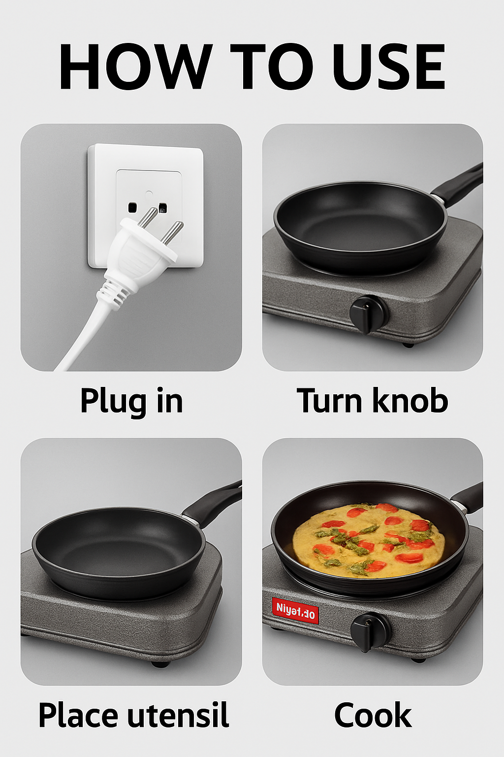 Skyline G. Coil Hot Plate – 1250W | Compact & Powerful Electric Cooking Solution