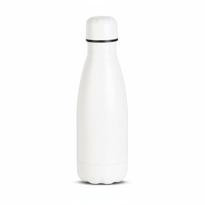 Stainless Steel Insulated Water Bottle | Thermos Flask Bottle 350ML | Hot and Cold | Food Grade & BPA Free Insulated Water Bottles (White)