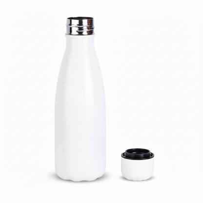 Stainless Steel Insulated Water Bottle | Thermos Flask Bottle 350ML | Hot and Cold | Food Grade & BPA Free Insulated Water Bottles (White)