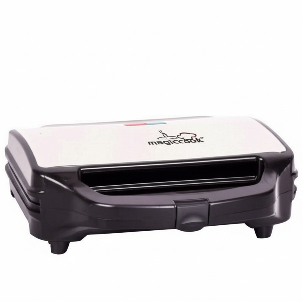 Magiccook Triangle Type Sandwich Maker - 900 Watts with Non-Stick Coating & Thermostat Control (MG-002)