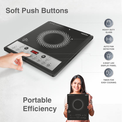 Milton Elio Induction Cooktop (Milton) 1600W