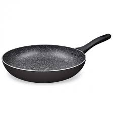 TREO  FRY PAN 24CM BLACK INDCTION