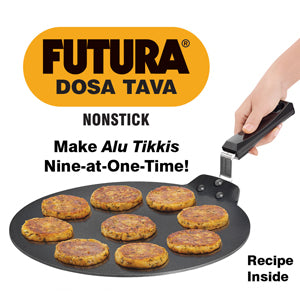 Hawkins Futura Nonstick Dosa Tava, Diameter 33 cm, Thickness 4.88 mm (NDT33)