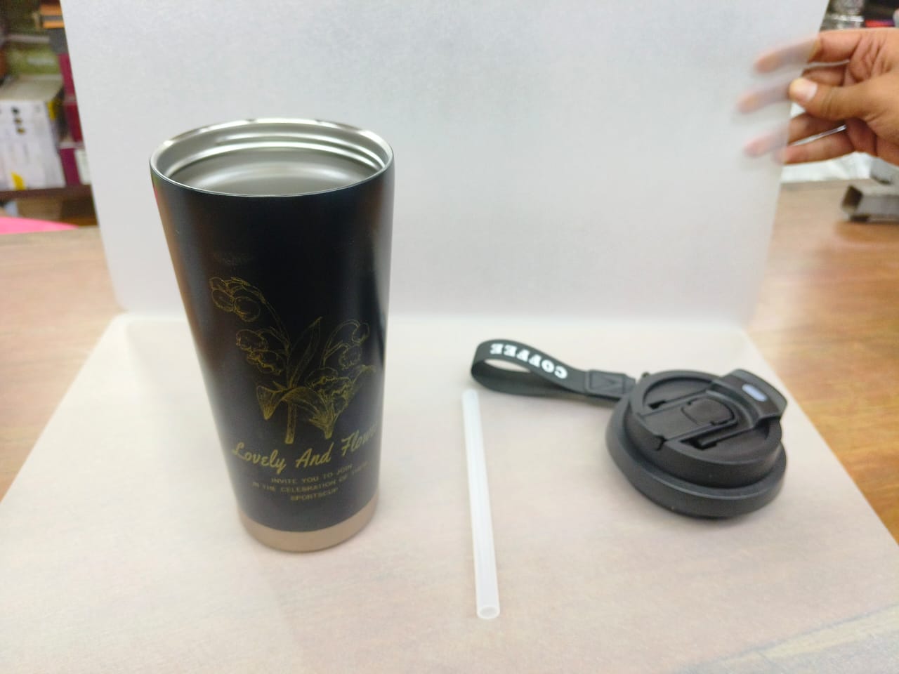 BLACK COFFEE TUMBLER