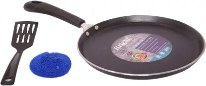 BRIGHT Nonstick Dosa tawa 4mm Dia:30cm Premium Quality Size-Large Tawa 30 cm diameter  (Aluminium, Non-stick)