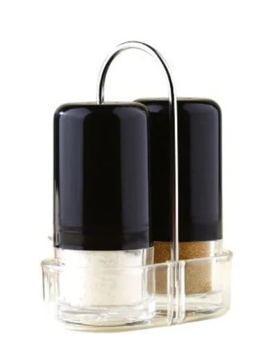 Apex Victory Salt & Pepper Dispenser Set – 2 Pcs Acrylic Seasoning Shaker