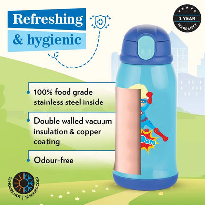 BOROSIL SUPERHERO KIDS HYDRA INSULATED 500