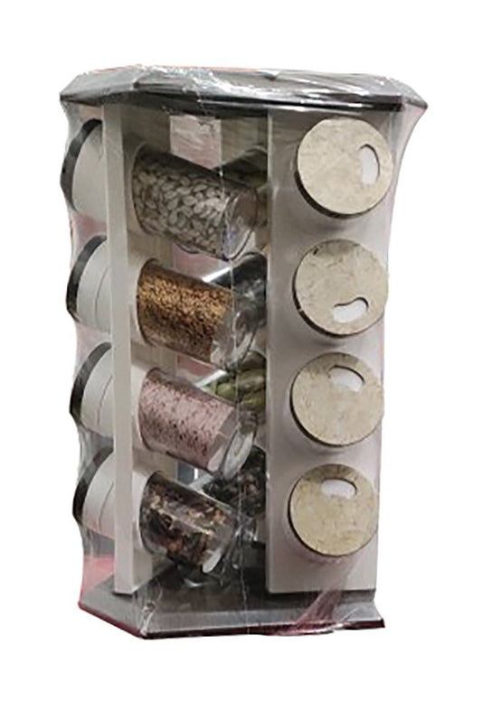 Trueware Spice Rack Set 12 in 1