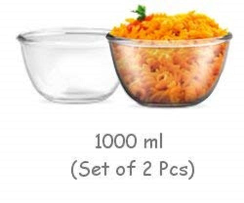 Treo Glass Mixing Bowl, 1000ml, Set of 1/2 - 2PCS