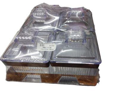 Rishabh Fortune Multipurpose 4pcs Jar Set With Tray. - Small