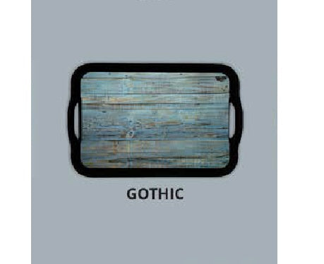 Tibros Melamine Gothic Handle Tray__ Set Of 3