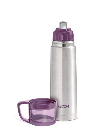 Milton Glassy Flask 500ml Vacuum Flasks - Purple - Purple