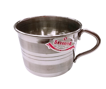 Savariya Stainless Steel 6Pcs Cup Set - Design no.02