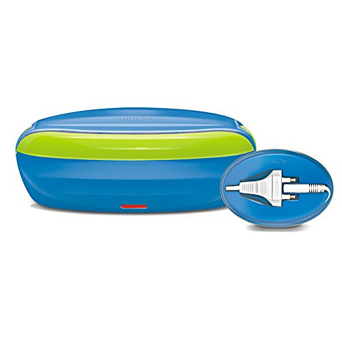 Milton Slimtron Electric Tiffin, 2 Stainless Steel Container - Blue