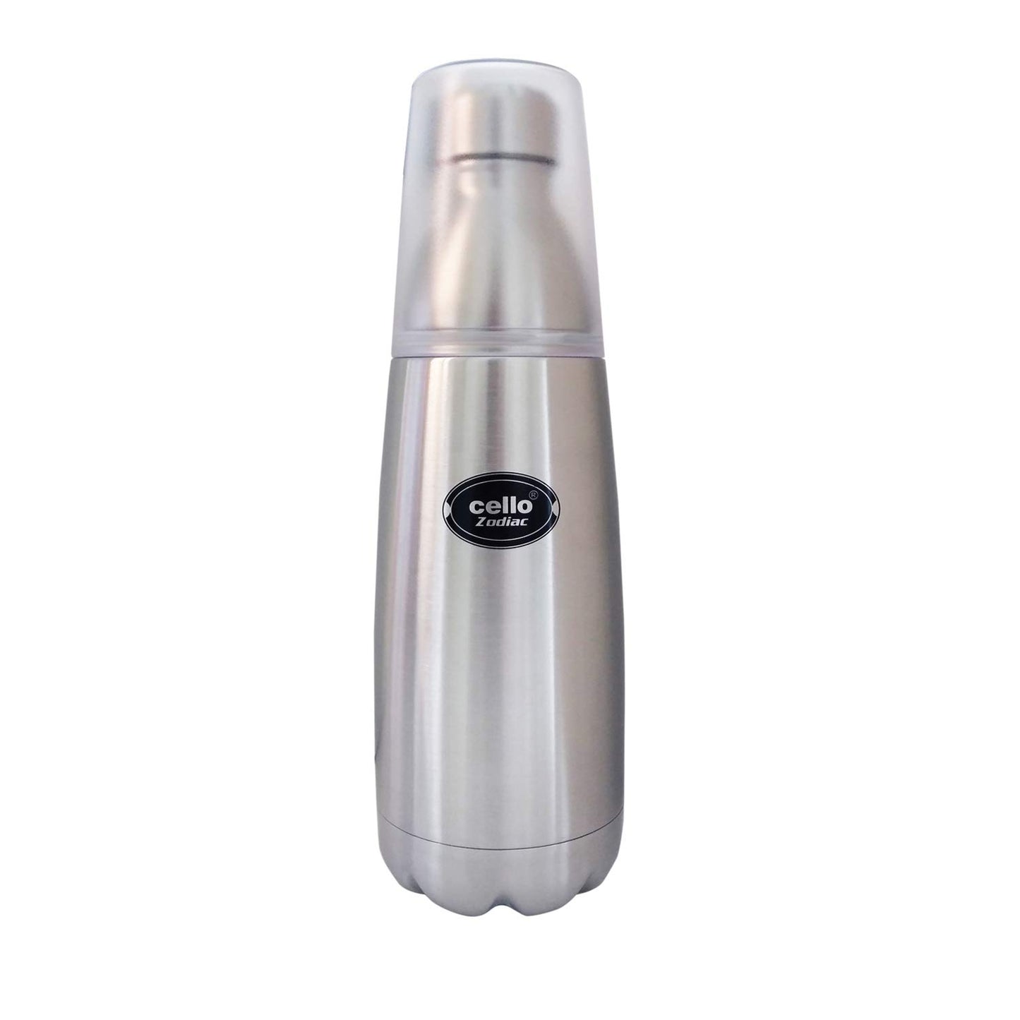 Cello Zodiac 750ml Steel Flask, Thermo Seal, 18/8 Steel with a Unbreakable Glass.