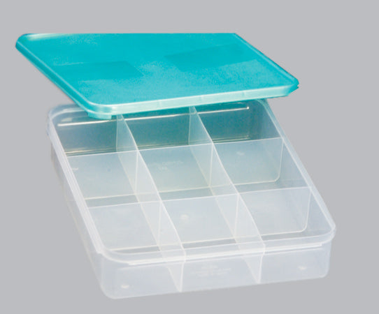 Plastona Kitchen Jumbo Containers with Compartments (Pack Of 1) - 9 Comp, Green