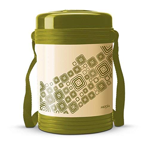 Milton Vector Tiffin 3/4 Containers. (Pack Of 1) - NO.4, Green