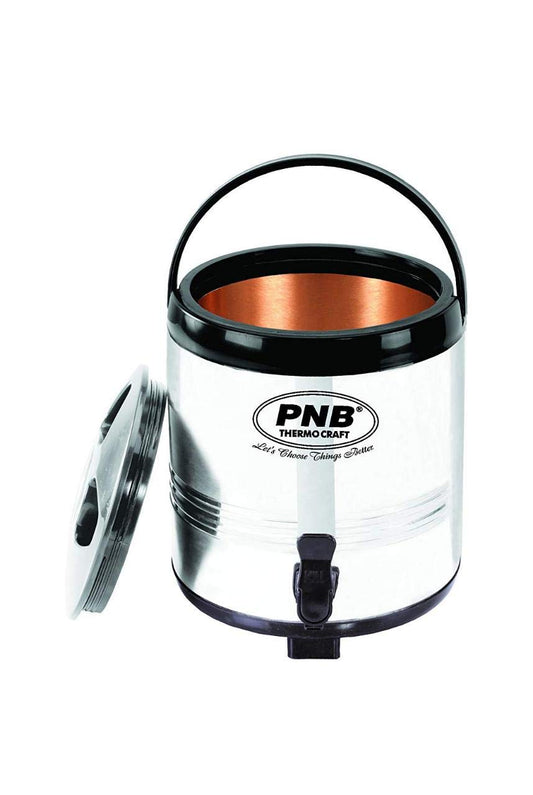 PNB Coppera Stainless Steel With Copper Inside Water Jug (4 LTR, Silver)