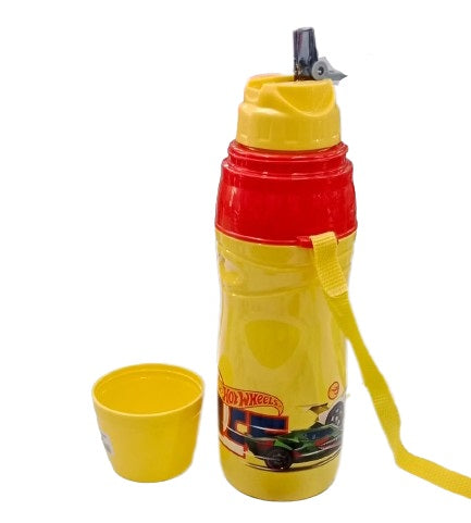 Cello Puro Sippy Insulated Sipper Water Bag For Kids 400/600Ml, Food Grade Plastic Water Bottle - Yelloow, 600ml