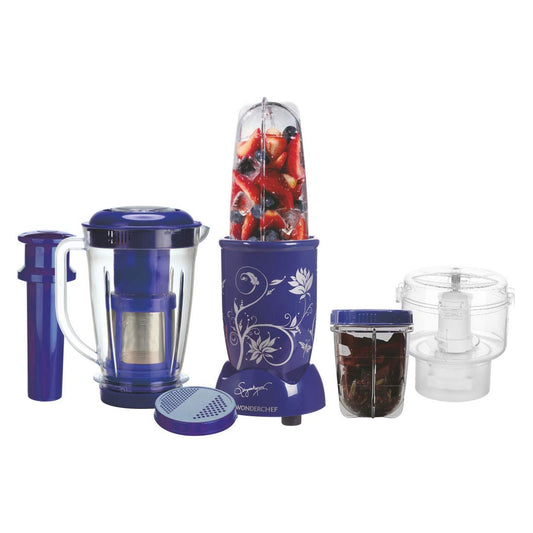 Wonderchef Nutri-Blend Complete Kitchen Machine (CKM) with 3 Jars 400W - Purple