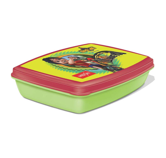 Milton Big Crunch Kids Tiffin Box, Multicolor - Green