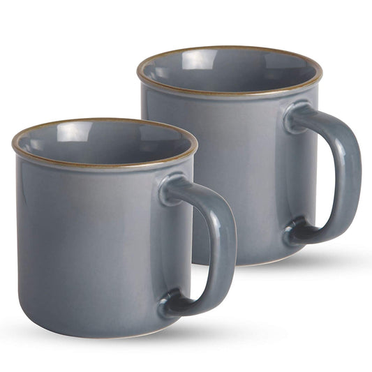 Treo Glare Mug, 240 ml, Set of 2. - Grey