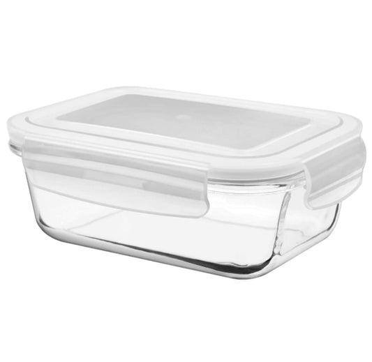 Treo: Fridgeware: Store Fresh Rectangular Glass Storage Container, 320/590/940 ml.(1pcs) - 320ml