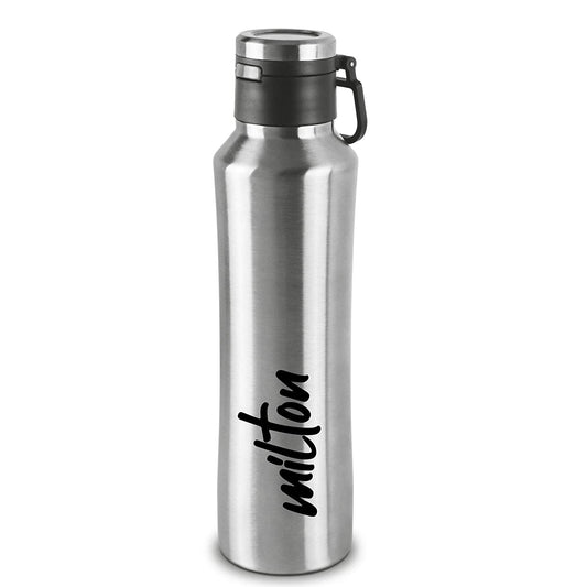 Milton Gulp 900 Thermosteel 24 Hours Hot or Cold Water Bottle, 770 ml, 1 Piece - Silver