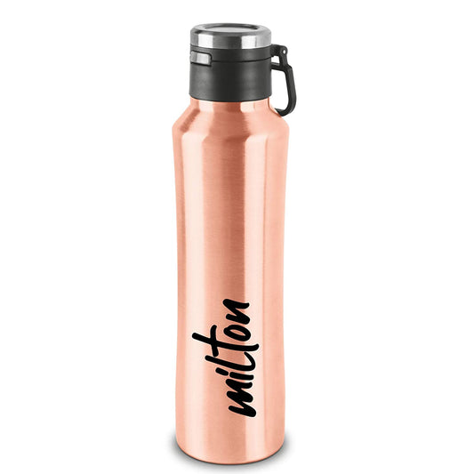 Milton Gulp 900 Thermosteel 24 Hours Hot or Cold Water Bottle, 770 ml, 1 Piece - Rose Gold