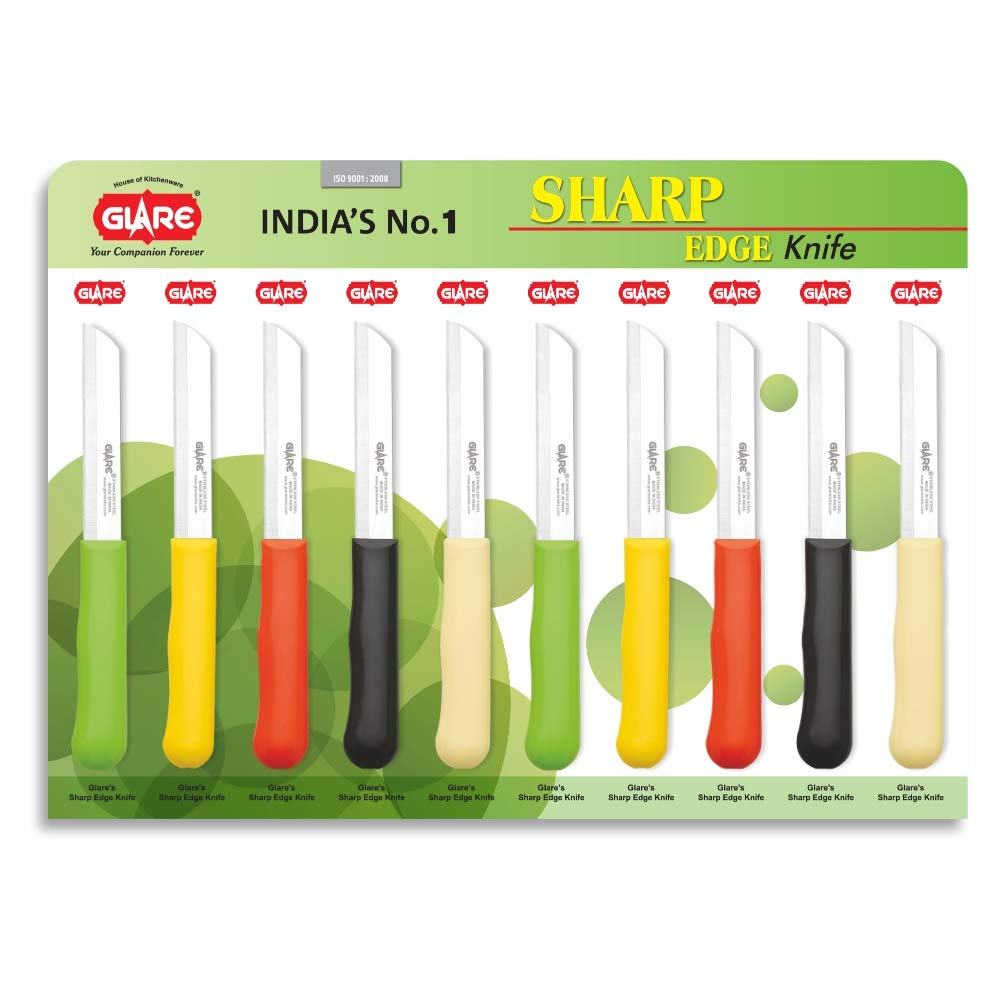 GLARE Sharp Edge Knife - 180 MM (10 Pcs)