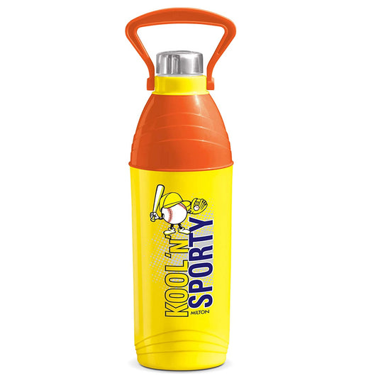 Milton Kool N Sporty 1800 Insulated Water Bottle for Kids, 1610 ml, Yellow - Yelloow