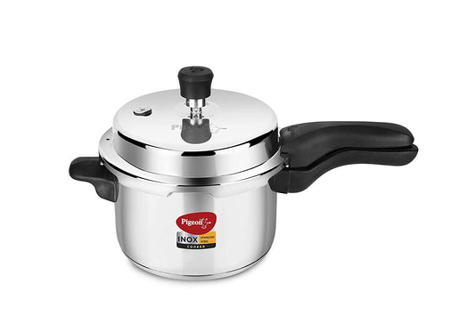 Pigeon  INOX Stainless Steel Outer Lid Pressure Cooker with Induction Base. - 2.5LTR