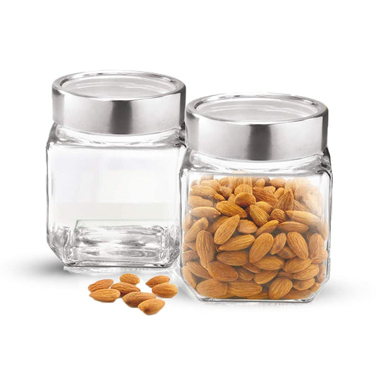 Treo Cube Jar Set, 580ml, 2/6-Pieces - 2PCS