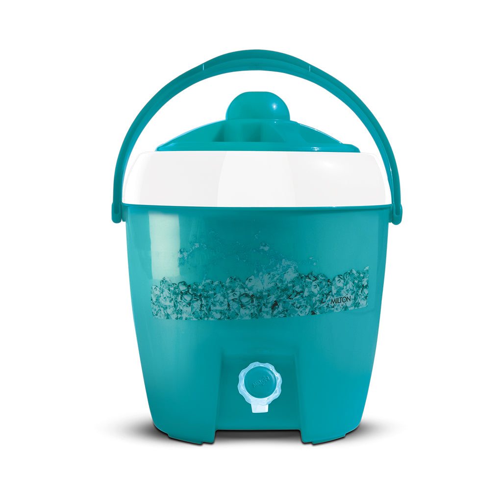 milton kool dew 5 ltr insulated food grade water jug. - 12Ltr, Sea Green