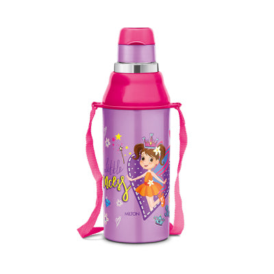 Milton Kool Steelight 400 Insulated School Kids Bottle with Inner Steel, 404 ml - Pink, 400ml