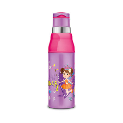 Milton Kool Steelight 400 Insulated School Kids Bottle with Inner Steel, 404 ml - Pink, 600ml