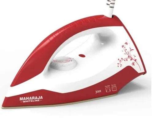 MAHARAJA JAZZ / DI-127 1000 W Dry Iron  (CHERRY RED & WHITE)