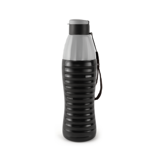 Cello Puro Fashion Water Bottle 600 ML (Multicolours) Pack Of 1pcs… - Black